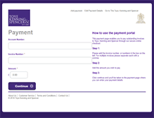 Tablet Screenshot of pay.thetoyeshop.com
